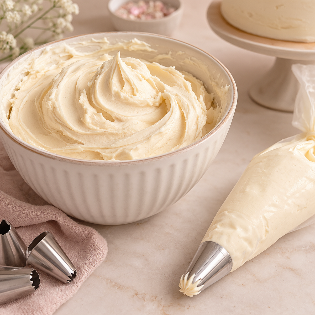 Buttercreme Grundlagen & Spritztechniken